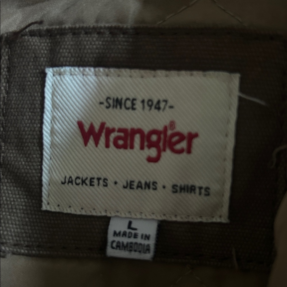 Wrangler Men's Tan Field Jacket - Picture 2 of 2